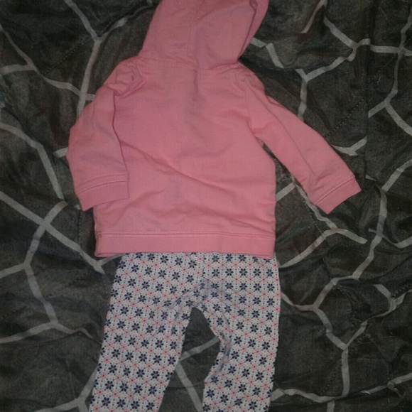 9 Months Carter's Hoodie with leggings set - Picture 2 of 2